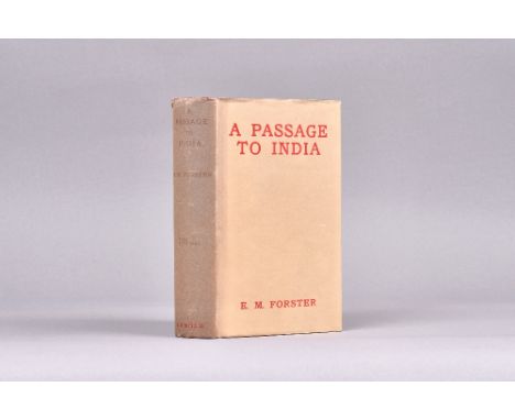 Forster (E.M) A Passage To India, First Edition, page tops foxed,  d/w spine dulled, slight chipping to corners, original clo