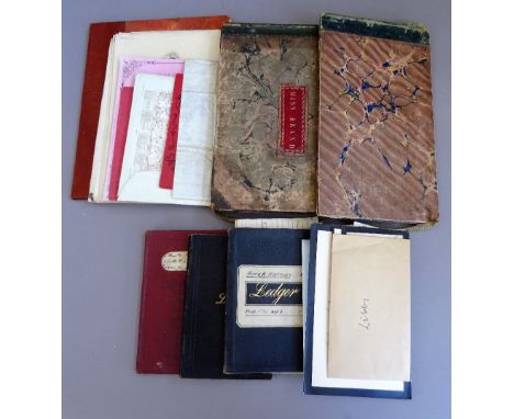 REGENTS PARK PANORAMA - accordion style, panoramic view, folded into 8 parts, contained within oblong morocco backed binding,