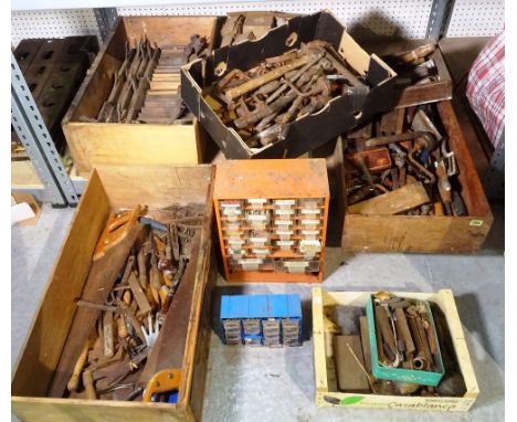 A large quantity of mainly 20th century tools and accessories, (qty). 