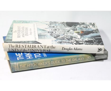 ADAMS DOUGLAS, The Hitch Hiker's Guide to the Galaxy, Book Club Associates, first edition, 1980; and The Restaurant at the En