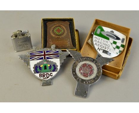 A COLLECTION OF ITEMS RELATING TO THE MOTOR RACING CAREER OF GILBERT BAIRD (1920-1990), to include his British Racing Drivers