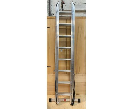 A Youngman Combi 100 aluminium combination ladder