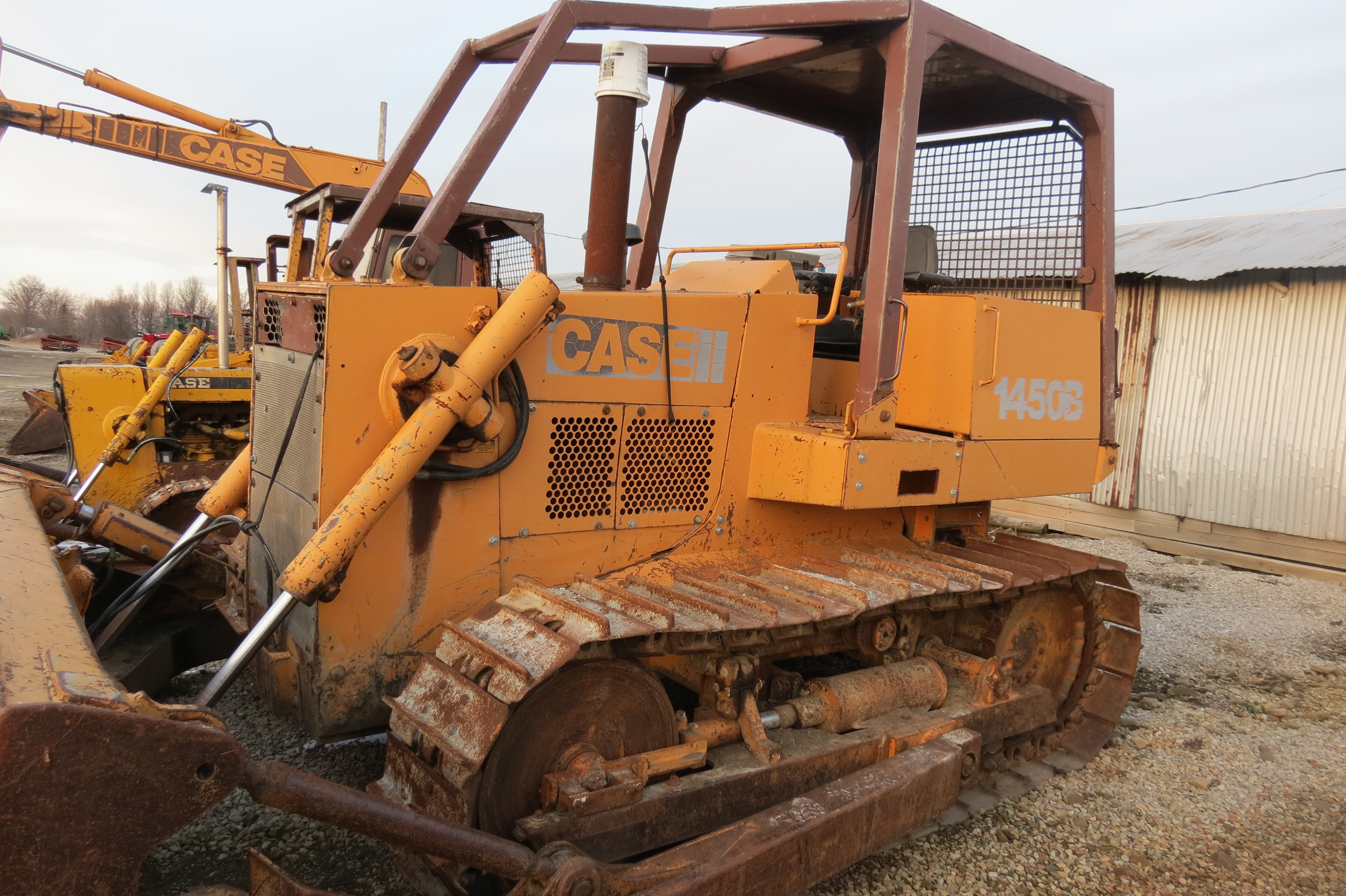 Case 1450 Dozer, 10’ 4 Way Blade, 20” Track, SN 8380144