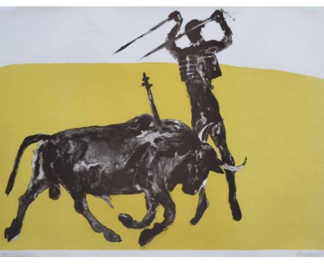 Elisabeth Frink (1930-1993),  Corrida II, signed and numbered 3/72 in pencil in the margin, published in 1973, lithograph, sh