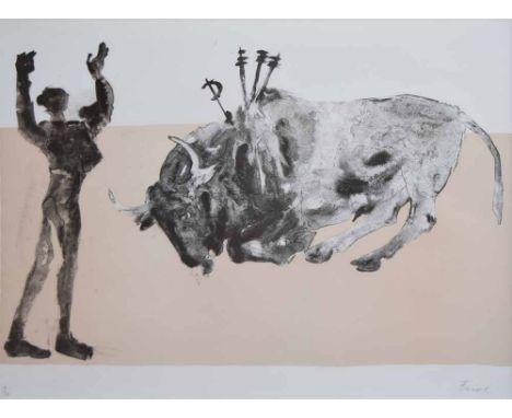 Elisabeth Frink (1930-1993),  Corrida V, signed and numbered 19/72 in pencil in the margin, published in 1973, lithograph, sh