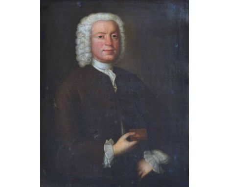 English School, 18th century style,  A portrait of Massey Bloomfield, oil on canvas, 88.5 x 68cm.; 34.75 x 26.75in, in painte