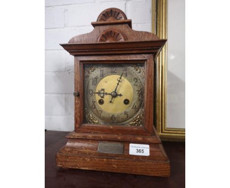 Victorian 2 hole  dome topped mantle clock. 