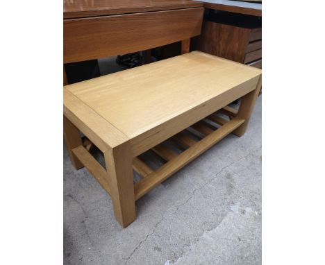 Light wood coffee table. 