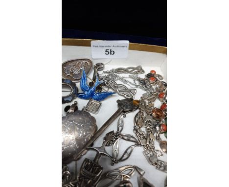 Large Selection Of Silver Jewellery Etc to Include Scottish Celtic Jewellery 