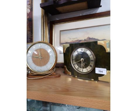 2 art deco clocks 