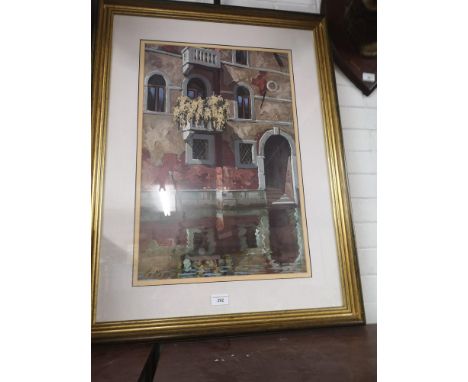 Large Venice scene print. 