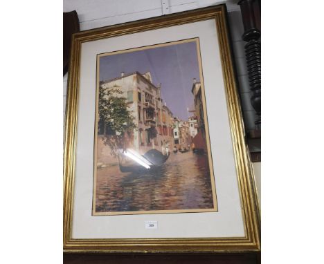 Large Venice scene print. 
