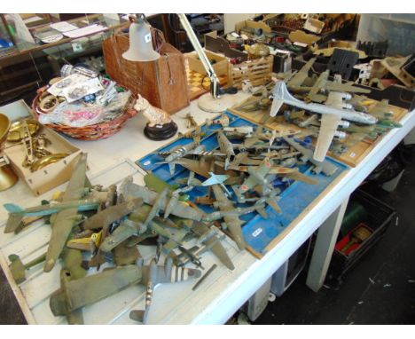 A collection of model Airplanes