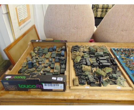 A qty of model tanks