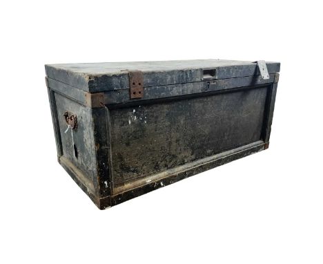 COLLECTION OF VINTAGE TOOLS, contained in a tool chest with a hinged top