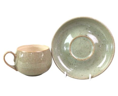 ROYAL DOULTON PART TEA AND DINNER SERVICE, AND A DENBY PART SERVICE  the Doulton in Pastorale pattern, the Denby in mottled g