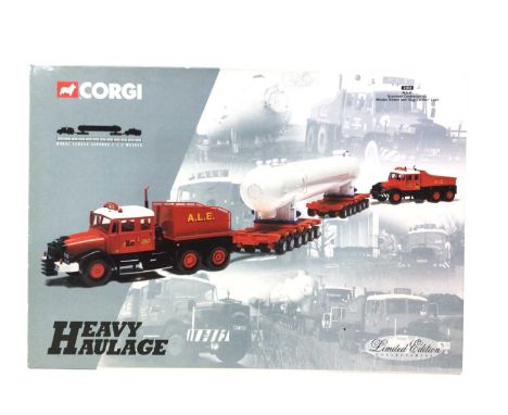 TWO CORGI MODEL VEHICLES, comprising two Heavy Haulage vehicles, in original boxesQty: 2
