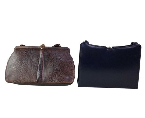 FOUR VINTAGE HANDBAGS, one by Ackery of London, another by Corde and two other handbags