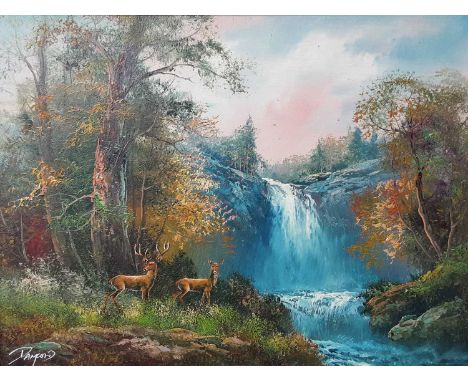 FOUR PICTURES, including a print after R H Lewis, Rendezvous at Rock Pooleach framed 66cm x 104cmQty: 4