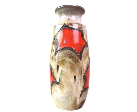 WEST GERMAN CERAMIC VASE, AND OTHER STUDIO POTTERY including vases and a jugtallest 47cm high
