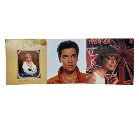 GROUP OF RECORDS, including Elvis and The Rolling Stones