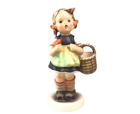 COLLECTION OF HUMMEL FIGURES, including boy with pigs, child posting a letter, boy with an accordion, girl with watering cant
