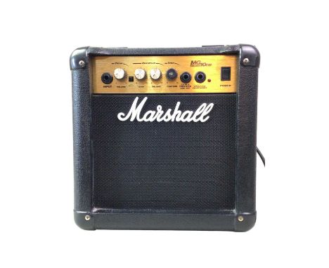 MARSHALL 40 WATT AMP, WITH FENDER LEAD of small form, marked MG10CD, with Fender leadQty: 2