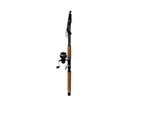 ANGLING INTEREST, three sea rods (two by Abu), a telescopic rod and a Mitchell trout rod also a Daiwa spinning reelQty: 5
