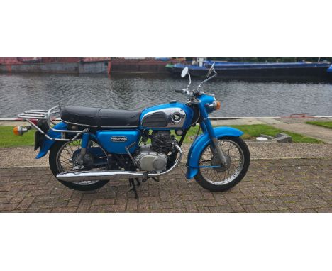 1977 Honda CD175, 174cc. Registration number TAT 206T. Frame number CD175 4041025. Engine number CD175E 4041982.Sold with the