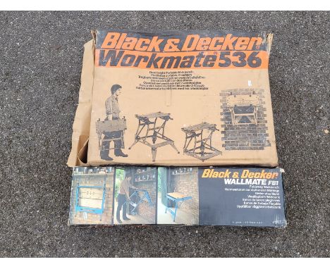 Black and Decker work bench, also Black and Decker wall bench 
