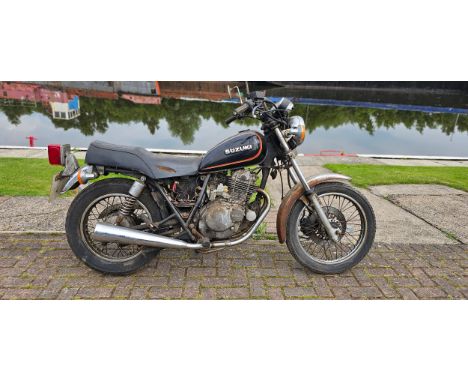 1991 Suzuki GN250. Registration number H650 YVO. Frame number not readable. Engine number not found.There is no paperwork wit