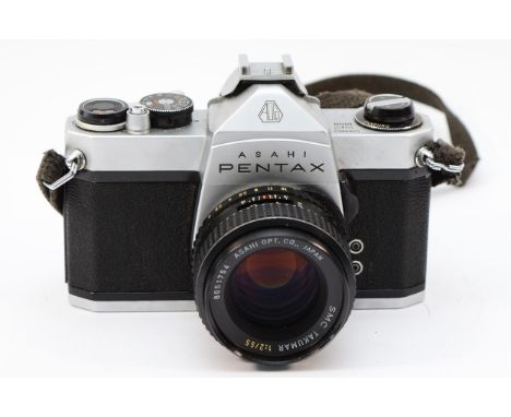 An Asahi Pentax SP1000 vintage film camera with 55mm lens, serial no 5789962 