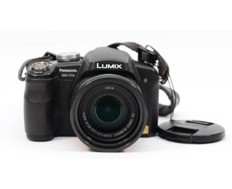 A Panasonic Lumix digital camera, Model No DMC-FZ18, Serial No 17SP04434 