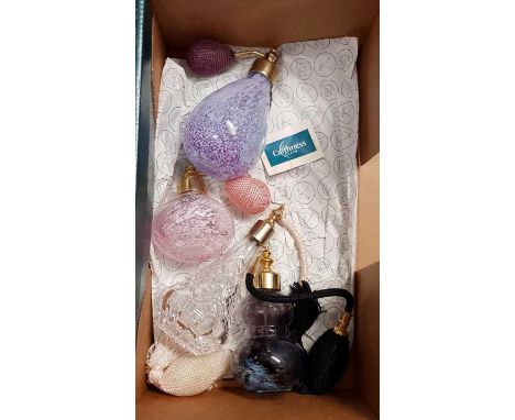 QTY OF CAITHNESS PERFUME GLASS