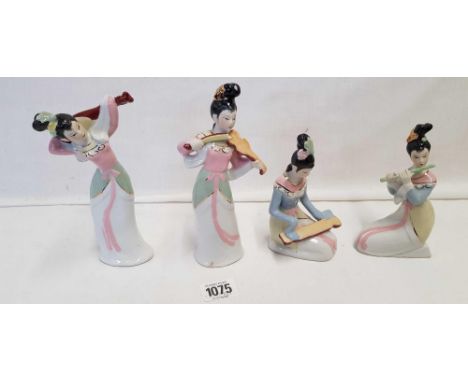 4 ORIENTAL FIGURES