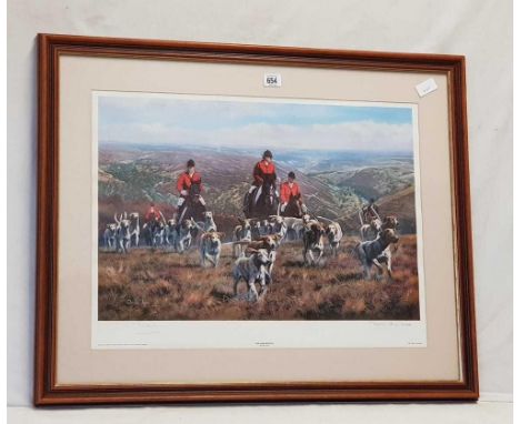 F/G PRINT OF EXMOOR HUNT