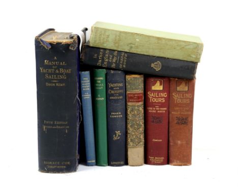Set of nautical books, to include 'A Manual of Yacht and Boat Sailing' by Dixon Kemp, 'In Darkest England' by General Booth, 