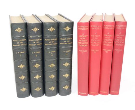 Winston Churchill, 'A History of the English-Speaking People' (London: Cassell and Co.), vols. 1-4, with J. R. Green, 'A Shor