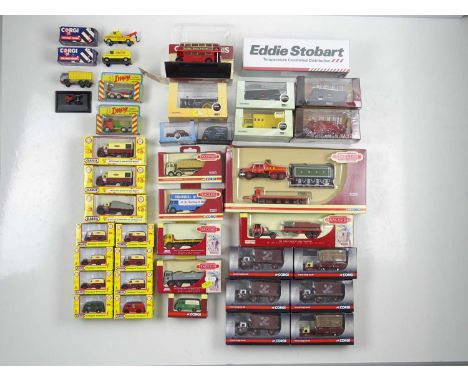 A quantity of 1:76 scale diecast vans and lorries by TRACKSIDE, CLASSIX and others - G/VG in G boxes (Q)