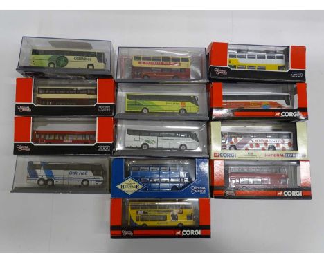 A group of CORGI OOC buses and coaches - VG/E in G/VG boxes (13)