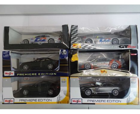 A group of boxed 1:18 scale diecast MAISTO Mercedes models - VG/E in F/G boxes (6) This lot is being sold on behalf of Macmil