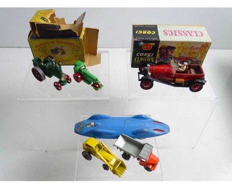 A group of boxed &amp; unboxed CORGI toys &amp; LESNEY MATCHBOX to include 6a Quarry Truck; 1b Aveling Barford road roller; C