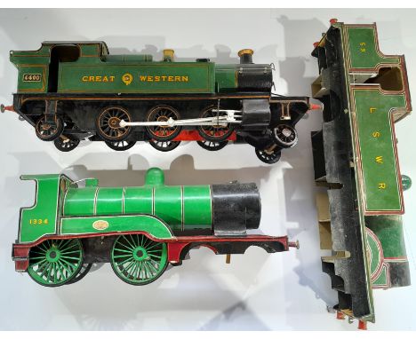 A unboxed group of large scales Train related items. See photos for contents. Conditions generally appear Poor to Fair. (QTY)