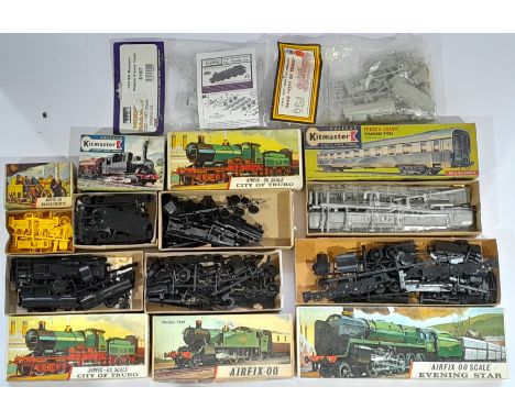 A boxed Train related Kit group to include Airifx, Kitmaster &amp; Dapol. See photo for kits and contents of kits. Conditions