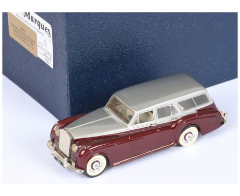 Top Marques GS14 1959 Rolls Royce Silver Cloud II Radford Estate, Limited Edition 51/75 - maroon, silver, cream interior, chr