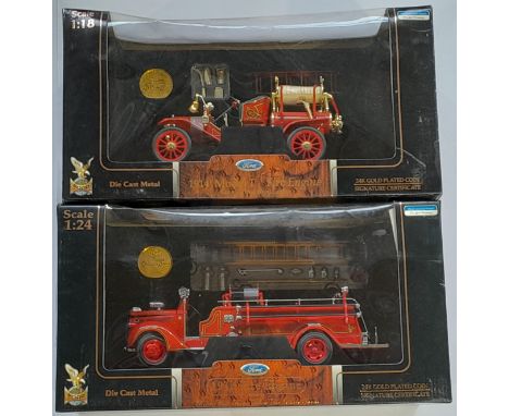 Road Signature a boxed Fire Service related group to include 1914 Model T Fire Engine, 1938 Fire Engine plus others similar. 