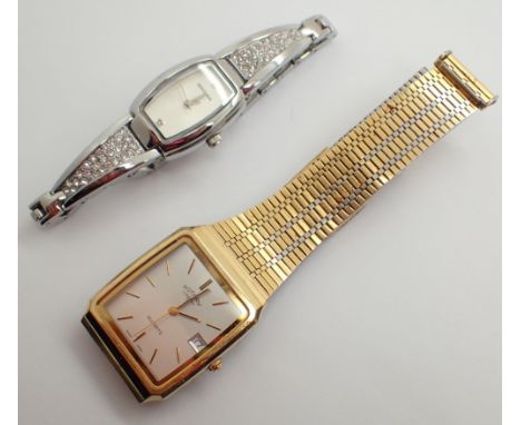 Two quartz wristwatches one Rotary one Sekonda ( both with new battery fitted )