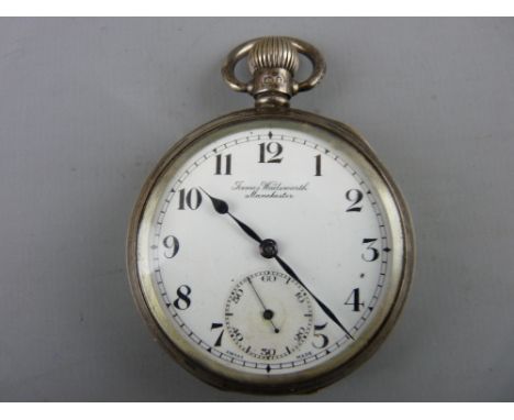 Silver cased gent's vintage pocket watch