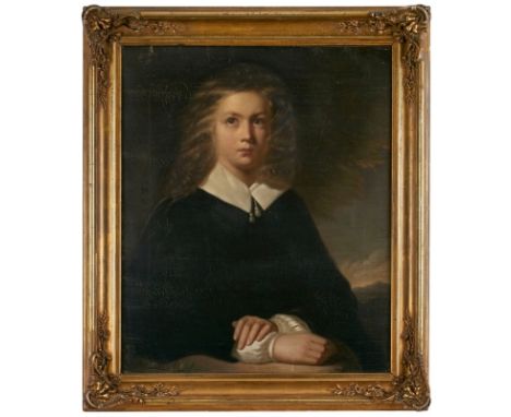 Gemälde Bildnismaler 19. Jh."Portrait eines Jünglings" Öl/Lwd., 70 x 58 cm