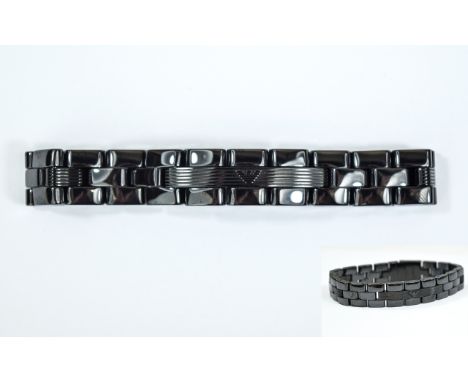 Designer Emporio Armani Ceramic Bracelet.